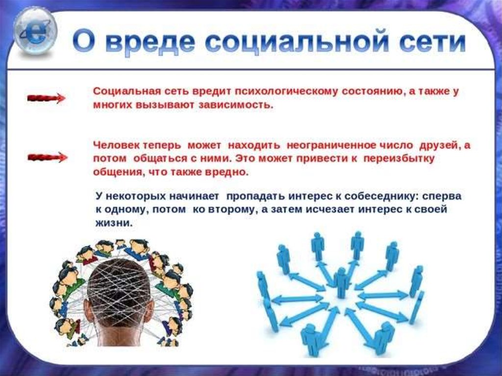 Опасности соц сетей презентация