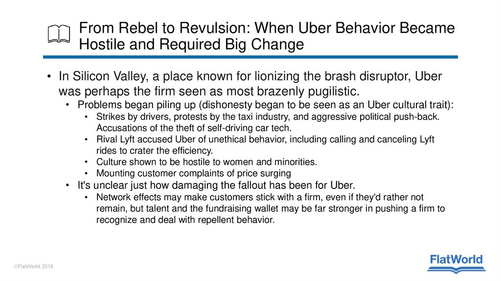 From Rebel to Revulsion: When Uber Behavior Became Hostile and Required Big Change