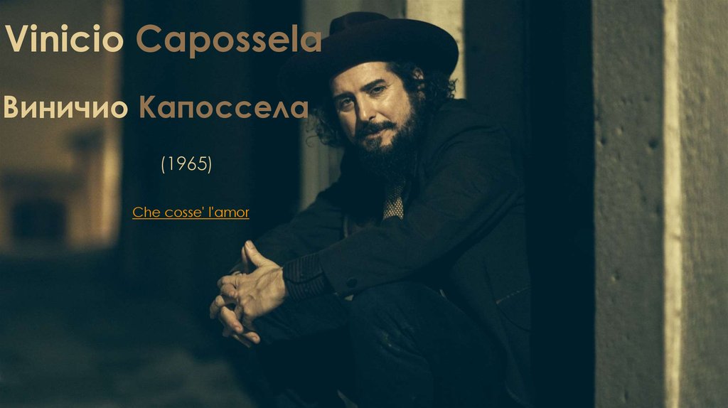 Vinicio Capossela
