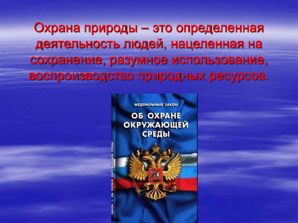 Презентация по обществознанию на тему защита природы