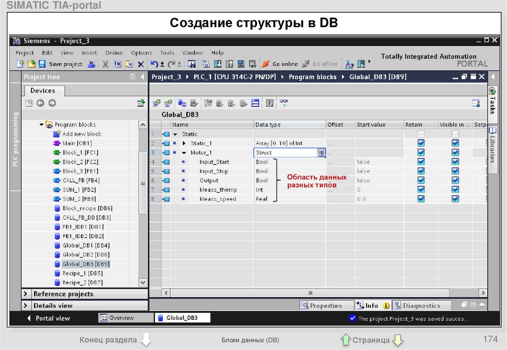 Tia portal создание проекта