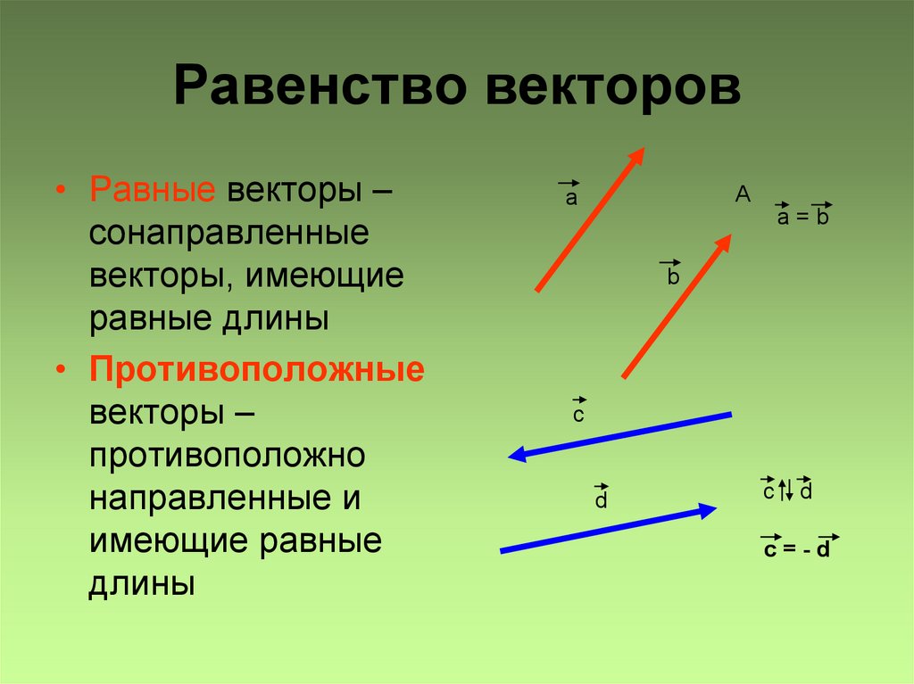 Начертить равные векторы. Векторы модуль вектора равенство векторов. Понятие равенства векторов. Вектора сонаправленные коллинеарные противоположные. Понятие вектора. Равенство векторов.коллинеарные векторы.