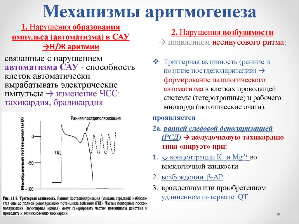 Механизм действия антиаритмических препаратов