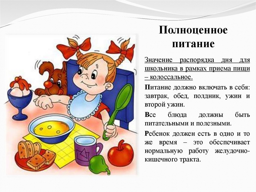 Питание и его значение