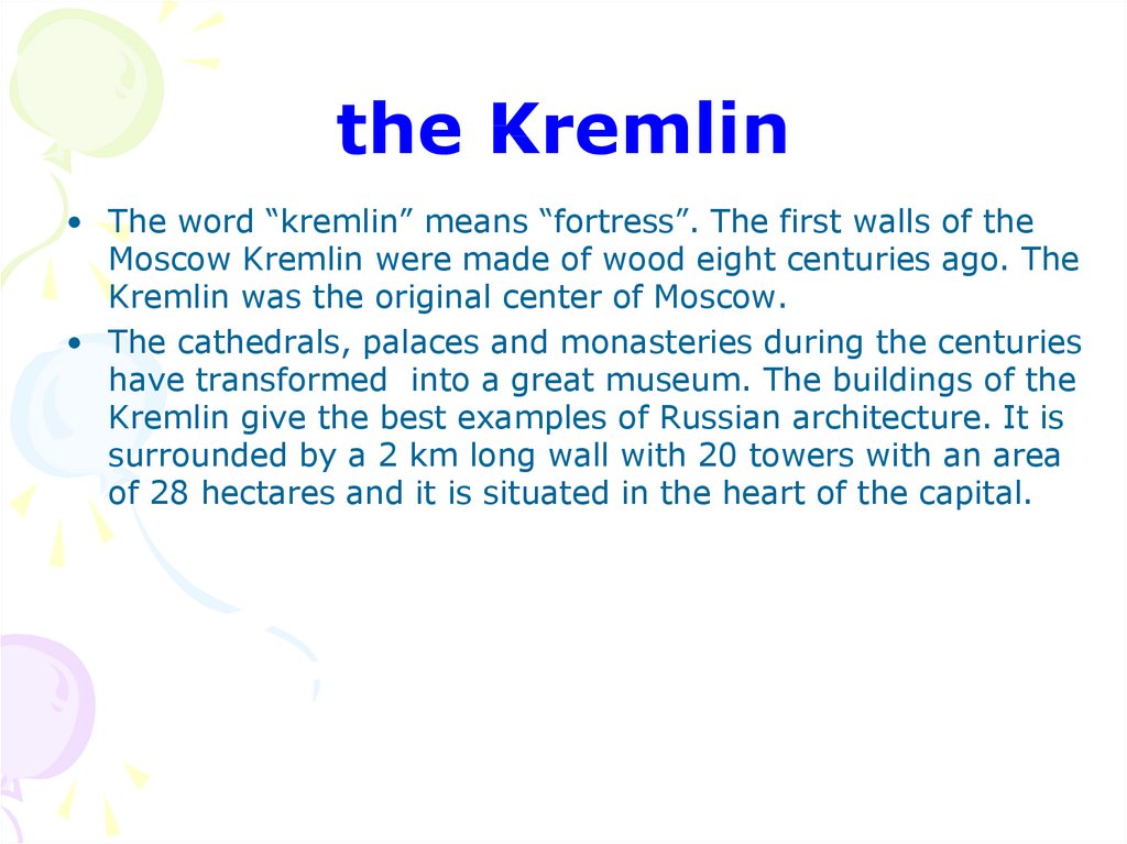 the Kremlin