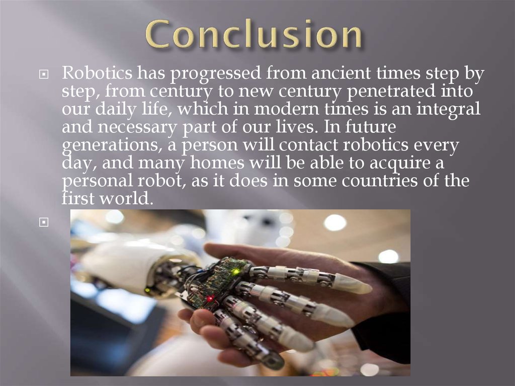 essay on robot and robotics