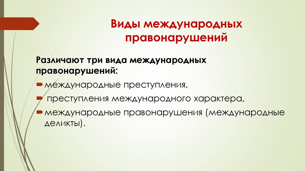 Реферат: Международные преступления и преступления международного характера