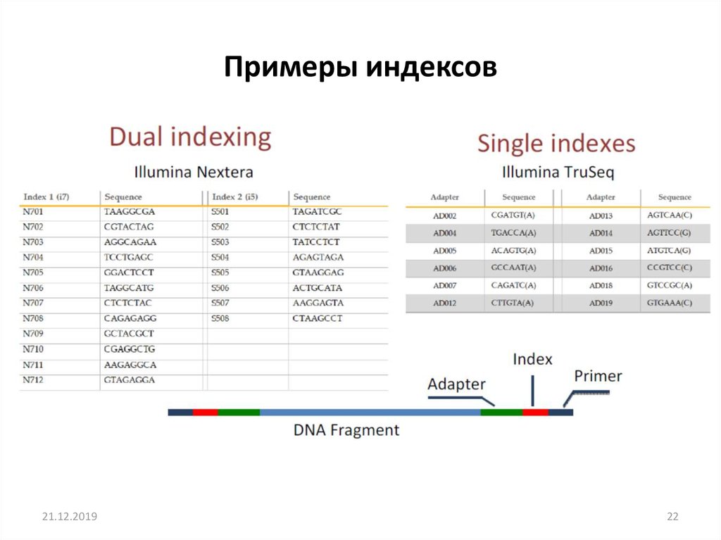 Index example