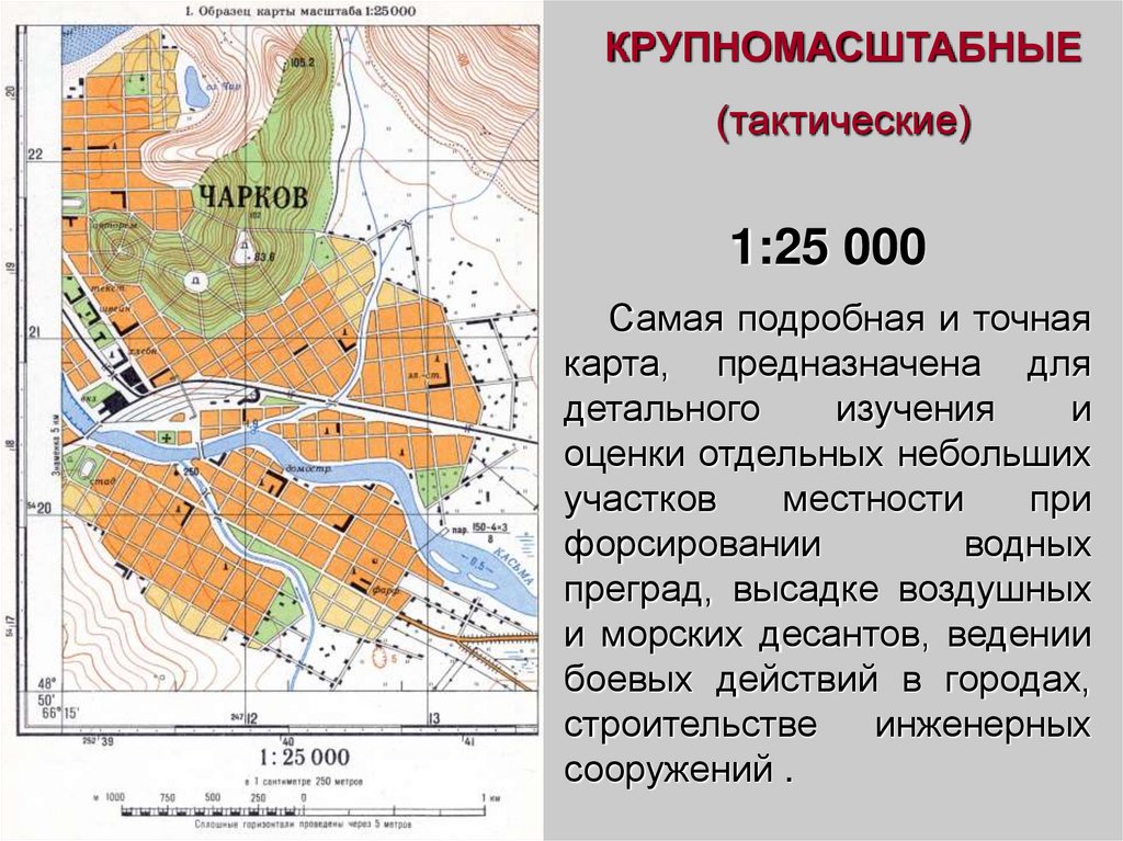 Крупномасштабная топографическая карта