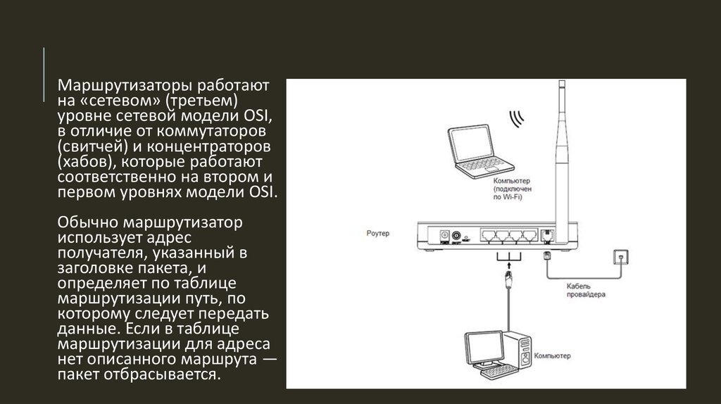 Устройство которое пересылает пакеты между различными сегментами компьютерной сети на основе правил