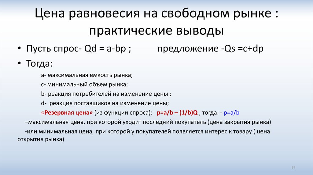 Практическая работа спрос и предложение