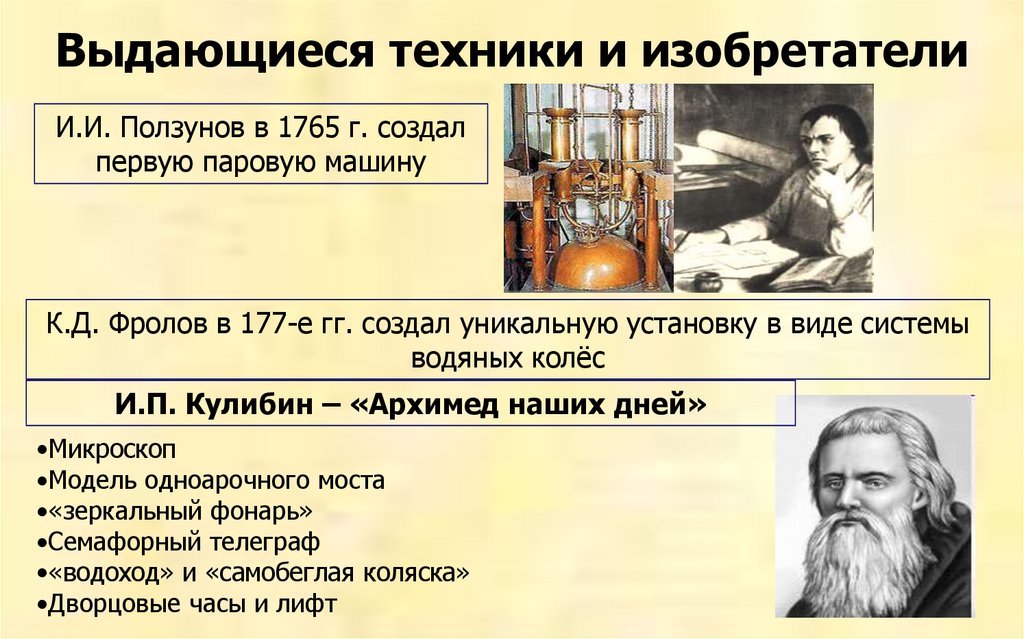 Русские изобретатели 18 в. Русские изобретатели (и. и Ползунов, и. п. Кулибин).. Великие ученые и изобретатели. Великие ученые и изобретатели России. Великие изобретения и открытия.