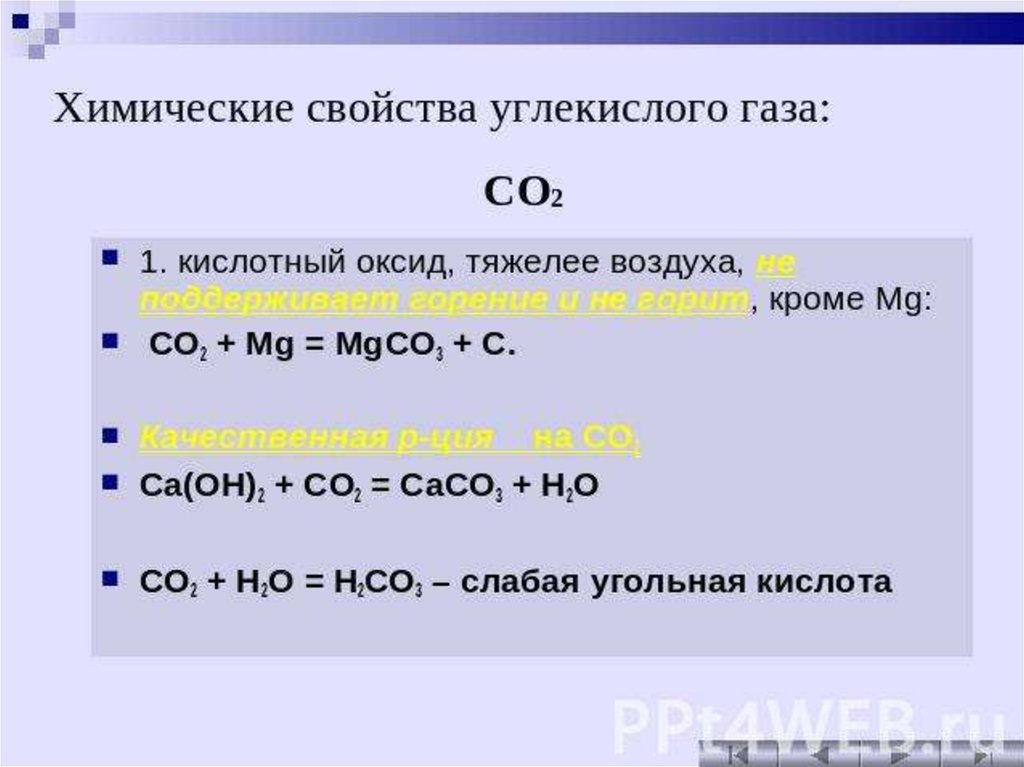 Вступает в реакцию с воздухом. Химические реакции с углекислым газом. Химические свойства углекислого газа с основными оксидами. Химические своцтчвауглекислого газа. Химические свойства углекислогогогаза.