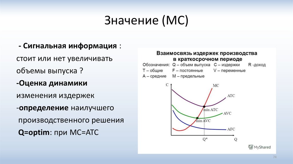 Увеличение значений