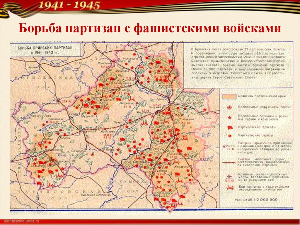 Какой регион ссср называли партизанским краем