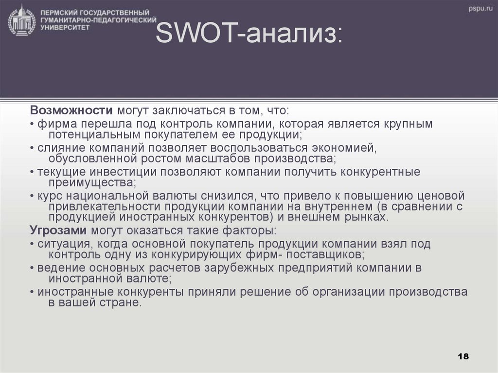SWOT-анализ: