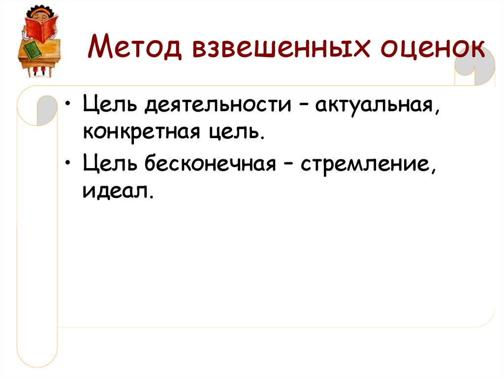 Метод взвешенных оценок