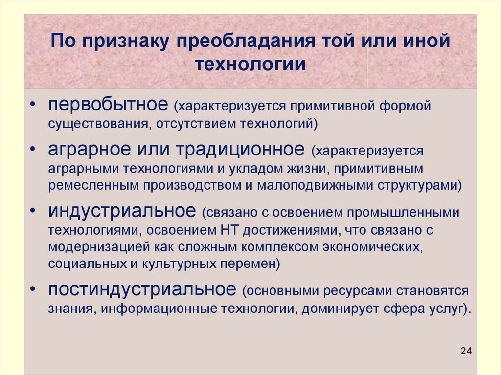 Иные технологии