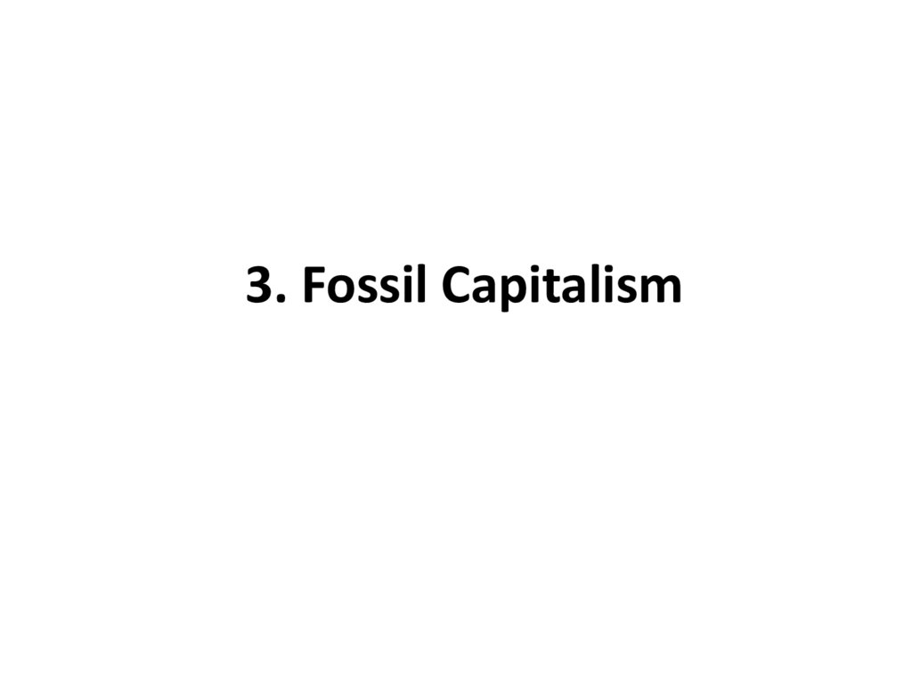 3. Fossil Capitalism