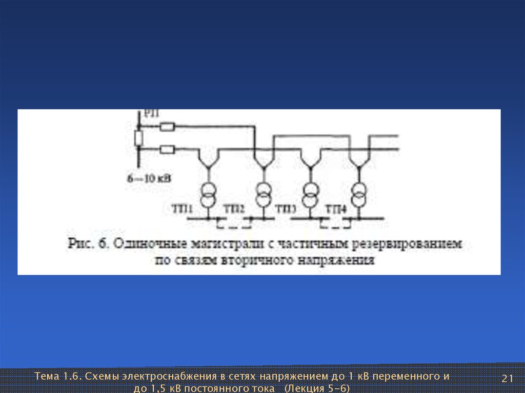 Схемы присоединения и выбор питающих напряжений