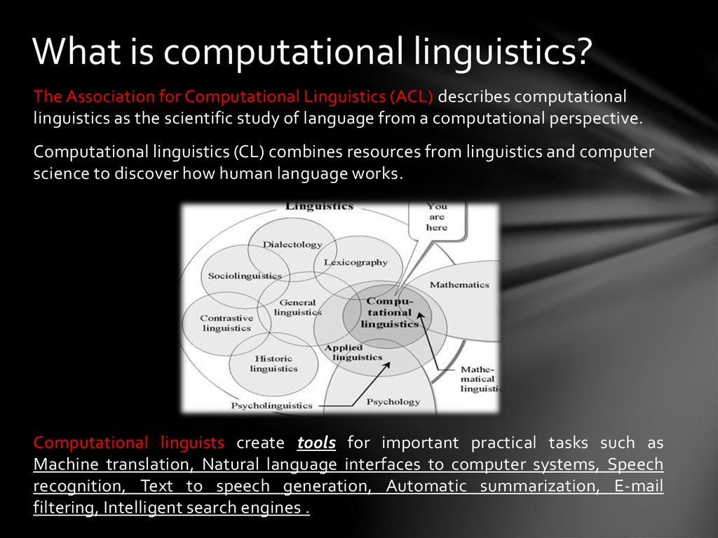 Computation Linguistic 