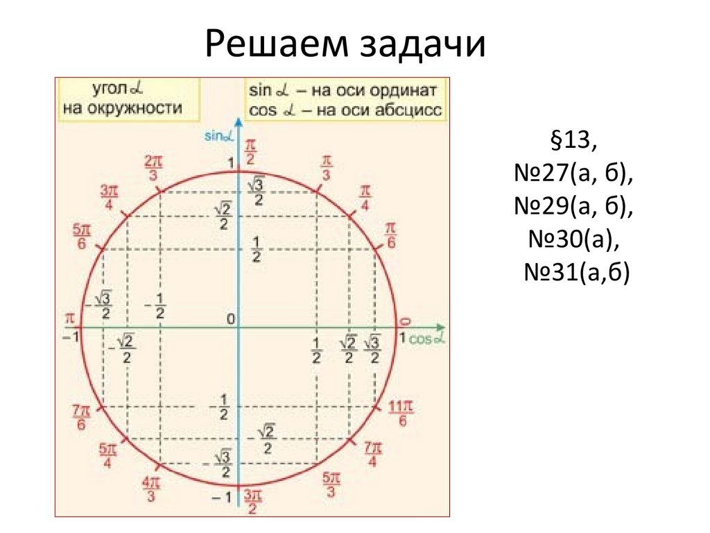 Синус на окружности знаки. Единичная окружность ось синусов. Таблица синусов и косинусов круг. Тригонометрический круг -3pi.