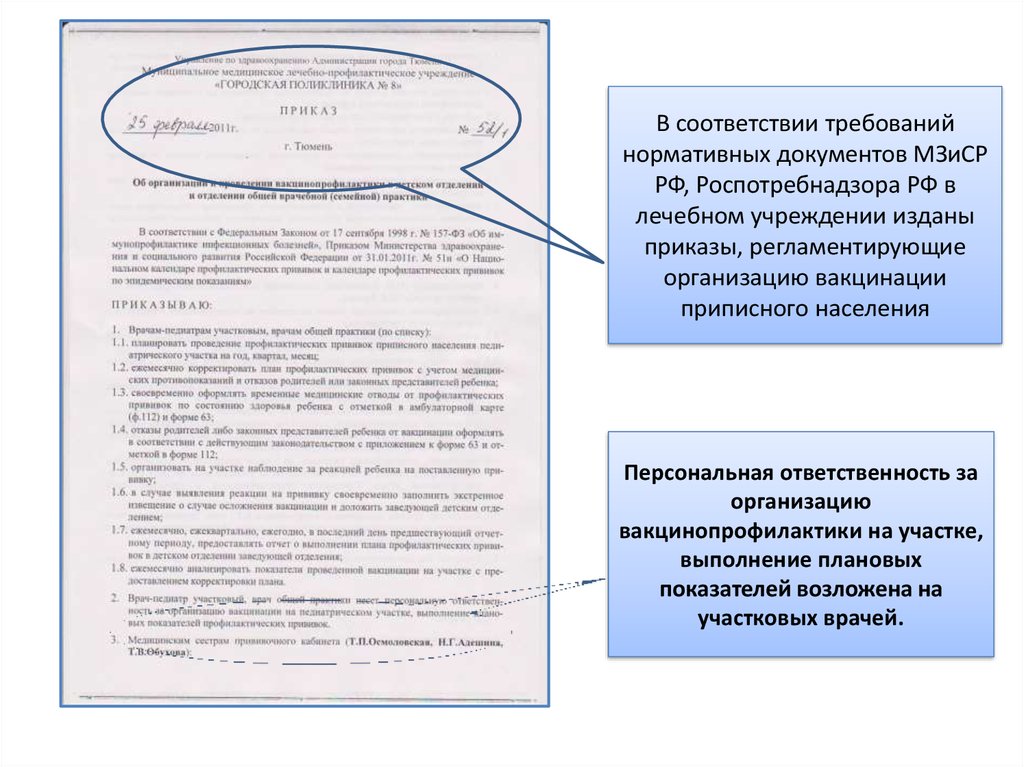 Документ регламентирующий схему проведения плановой вакцинации тест ответ