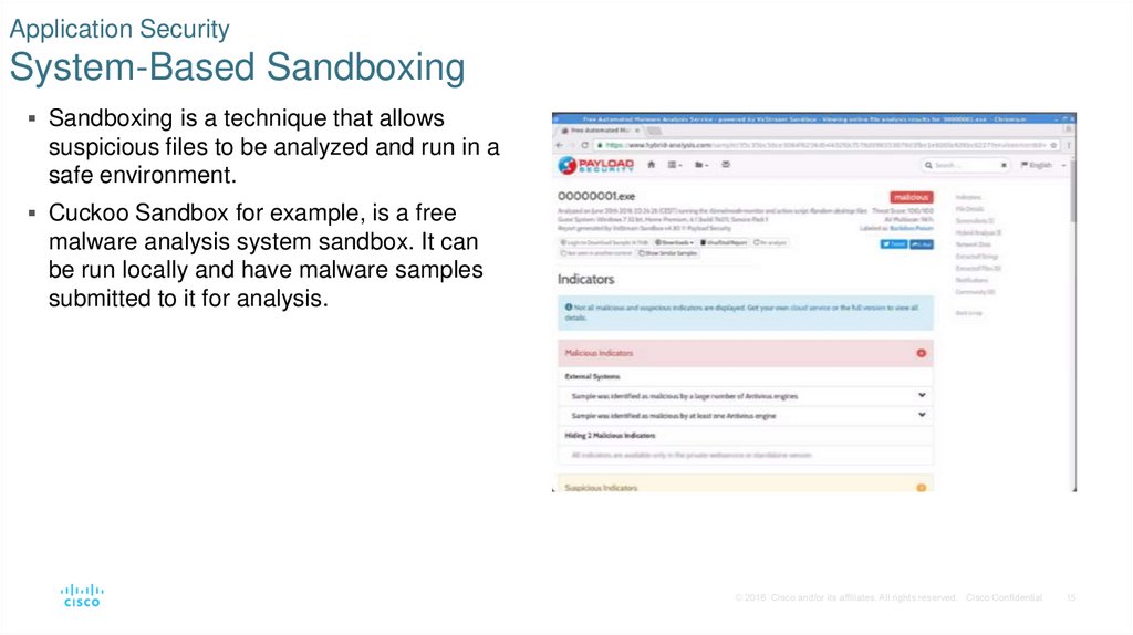 Application Security System-Based Sandboxing