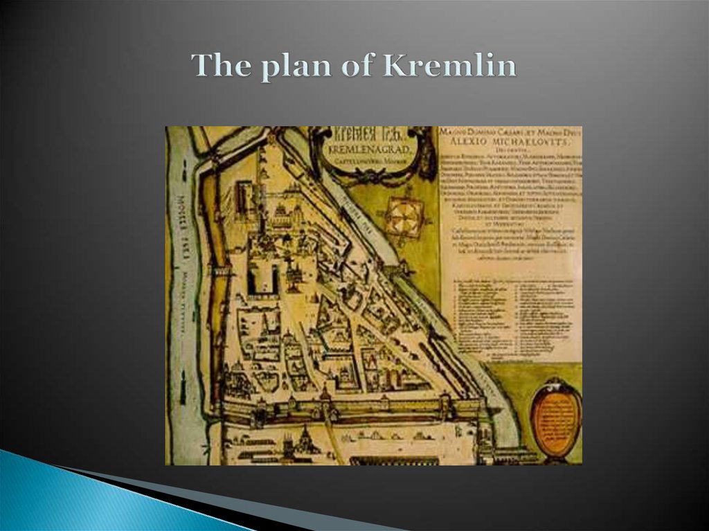 The plan of Kremlin