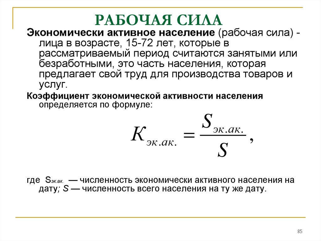 Как найти рабочую силу