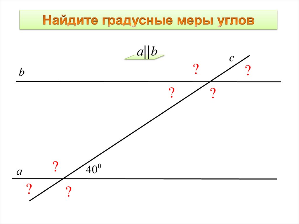 Параллельные прямые сумма углов