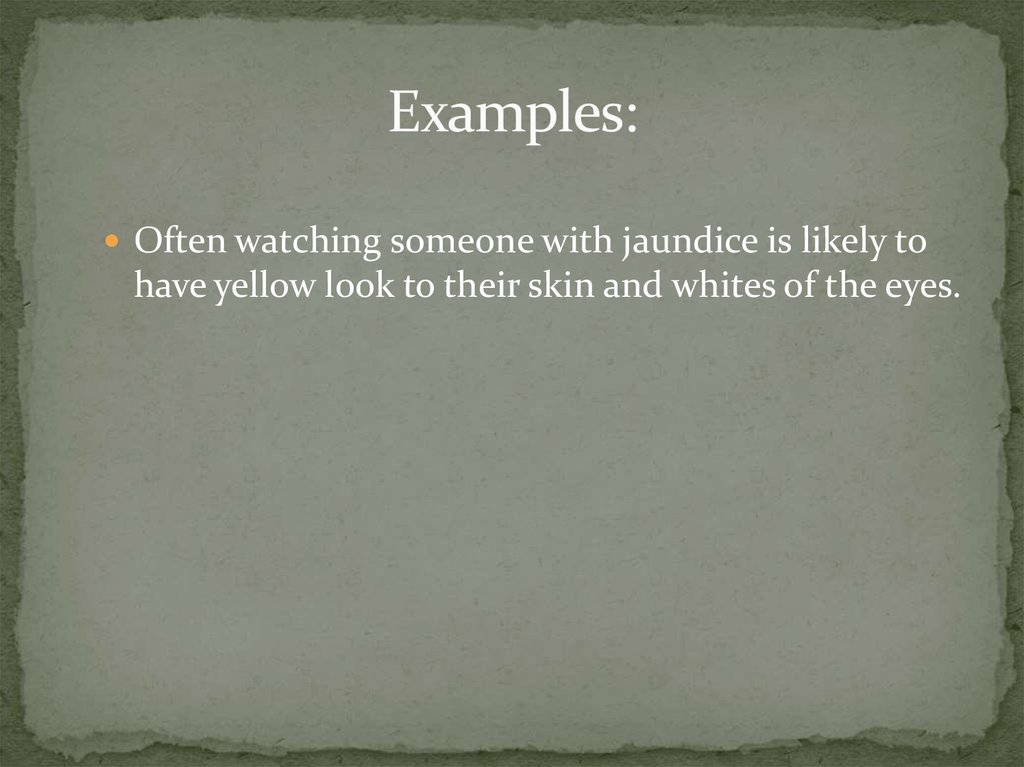 Examples: