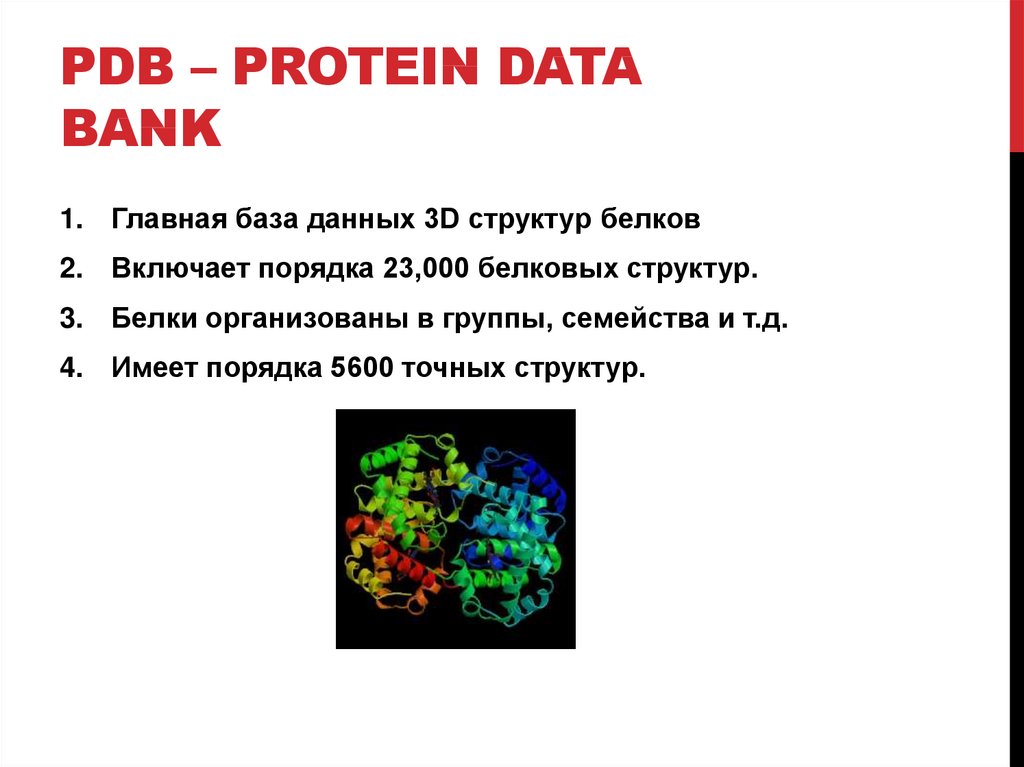 Protein data bank