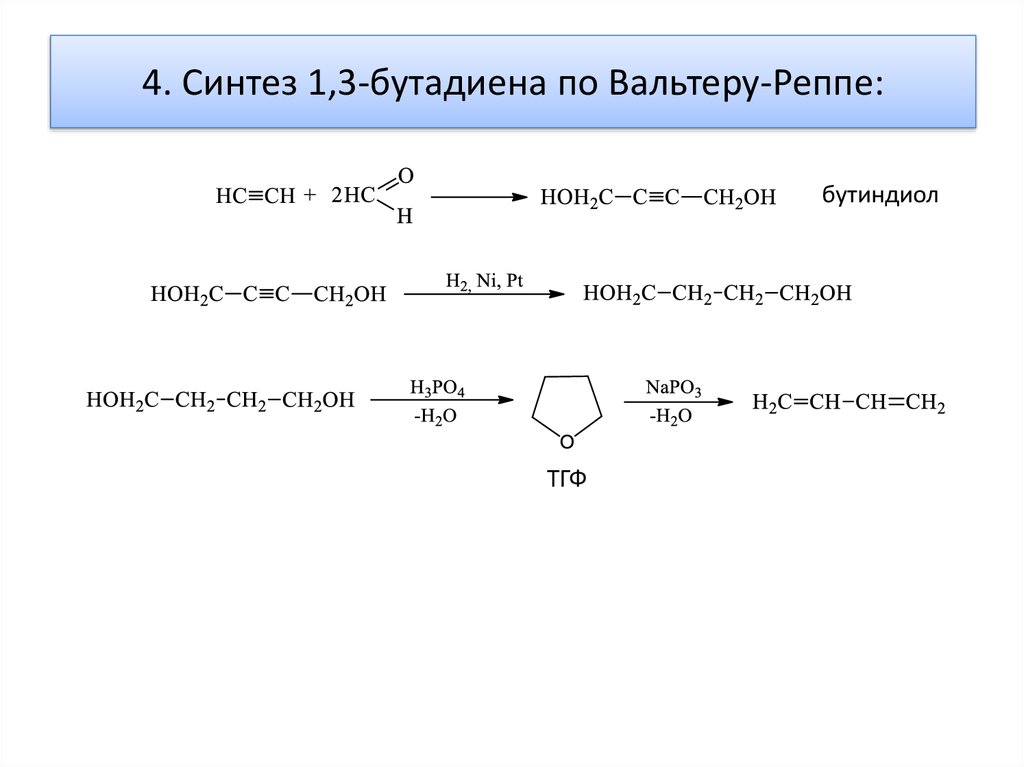 Получение бутадиена 1 3