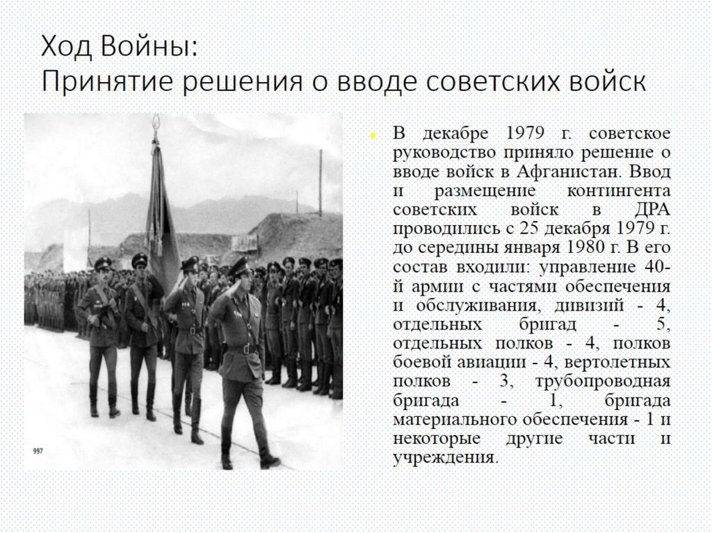 25 декабря ввод советских войск в афганистан