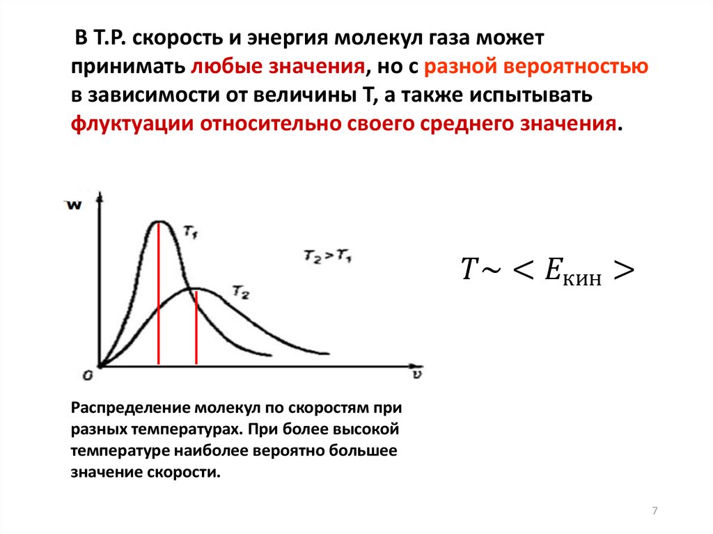 Газы состоянии теплового равновесия