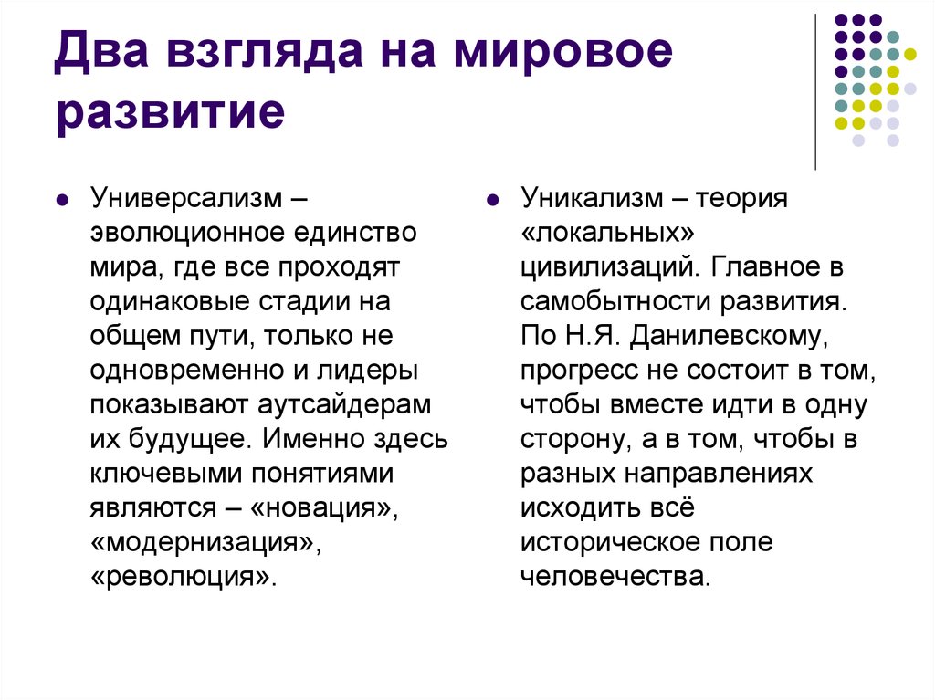 Мировое развитие - online presentation
