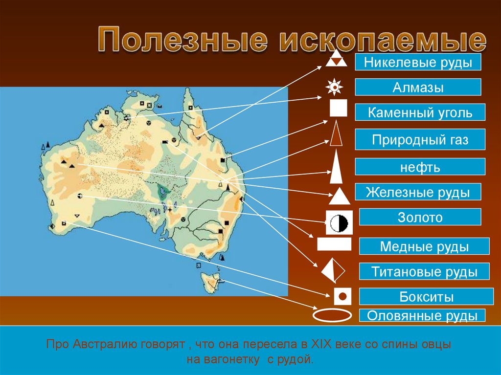 Полезные ископаемые австралии фото