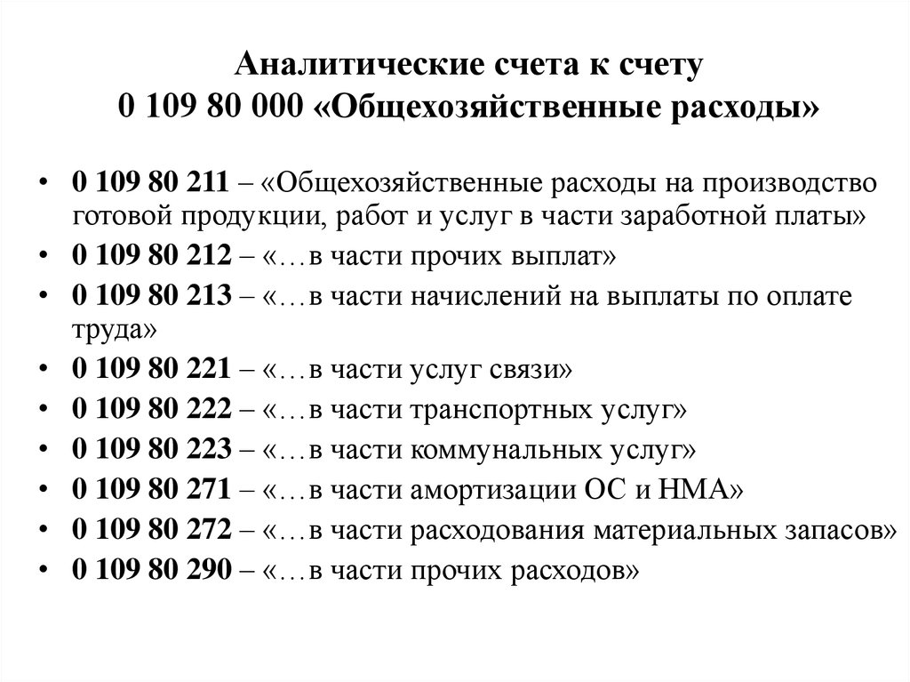 Счет 80 план счетов