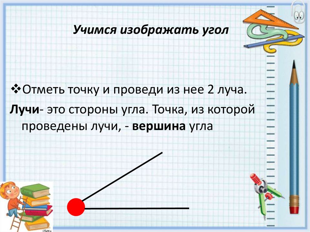 Луч и угол презентация 7 класс