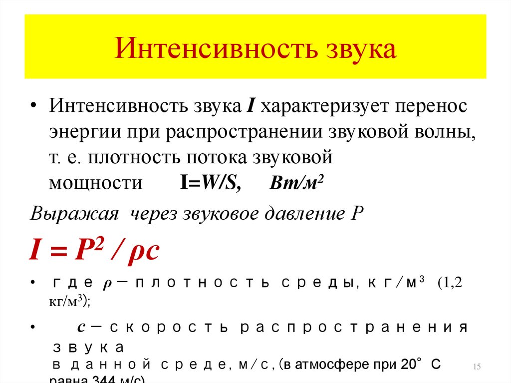 Громкость и интенсивность звука