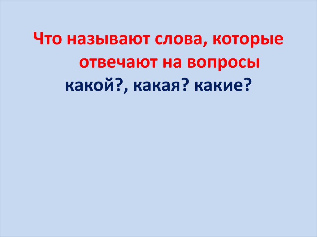 Презентация какой какая какие 1 класс. Что называют годом.