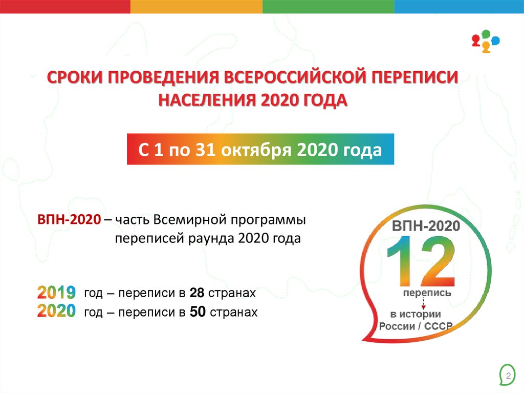 Перепись населения 2020 года