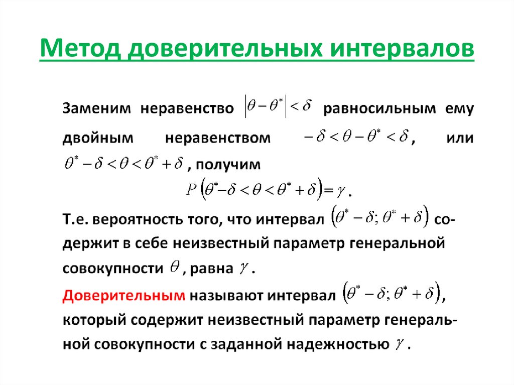 Как нарисовать доверительный интервал