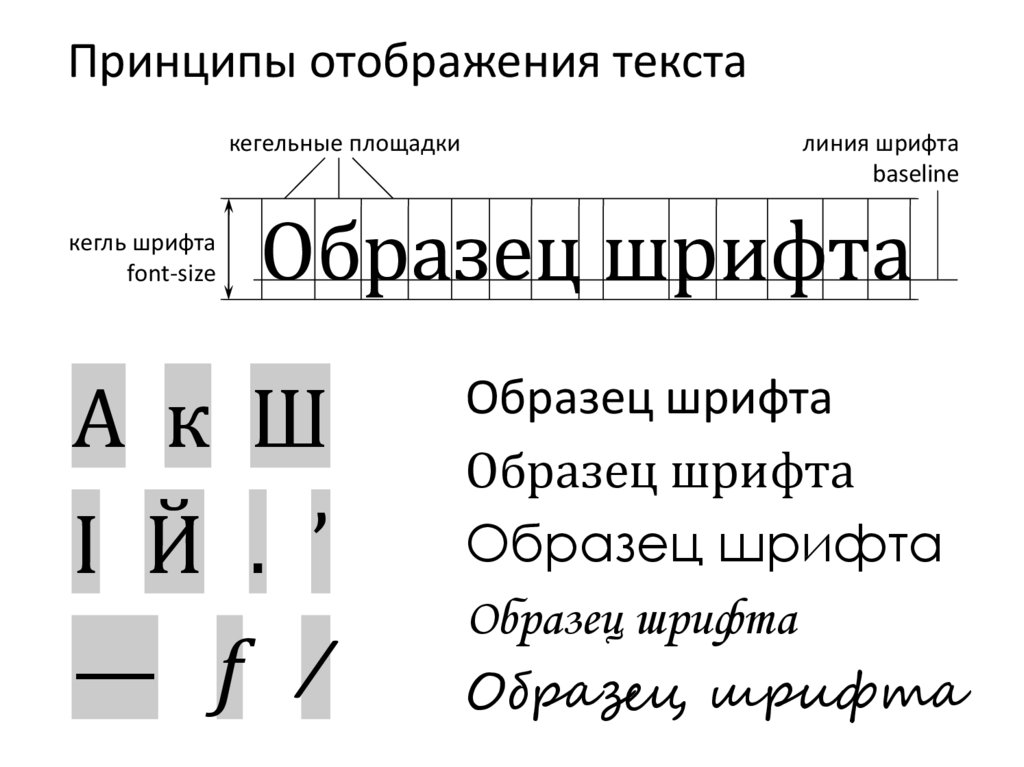 Размер типографического шрифта