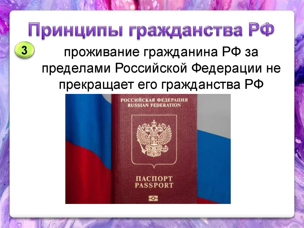 Институт гражданства в российской федерации
