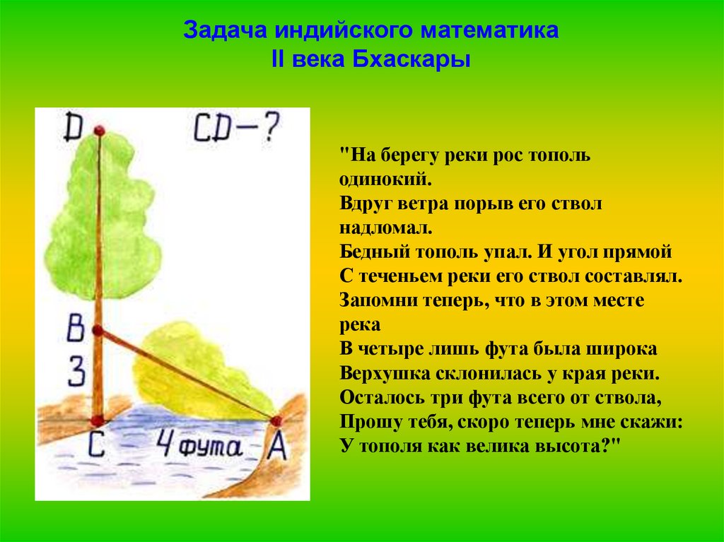 Инд задания. Занимательные задачи по теореме Пифагора. Проект теорема Пифагора презентация. Инд задание. Индийская задача.