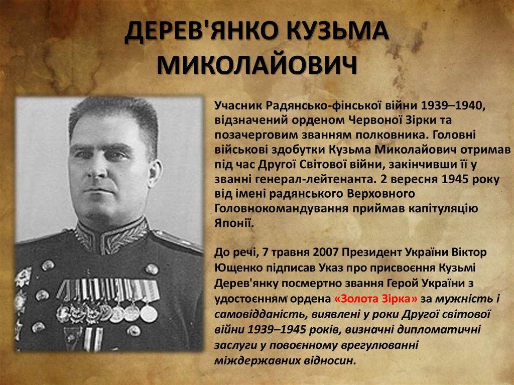 Дерев'янко Кузьма Миколайович