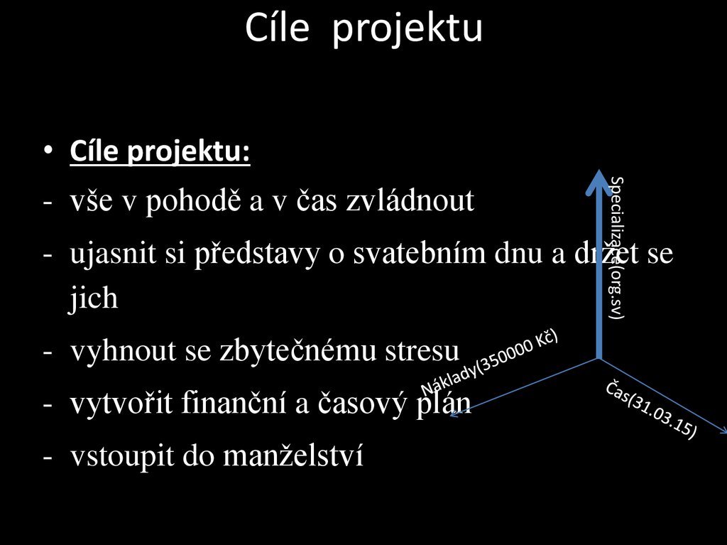 Cíle projektu