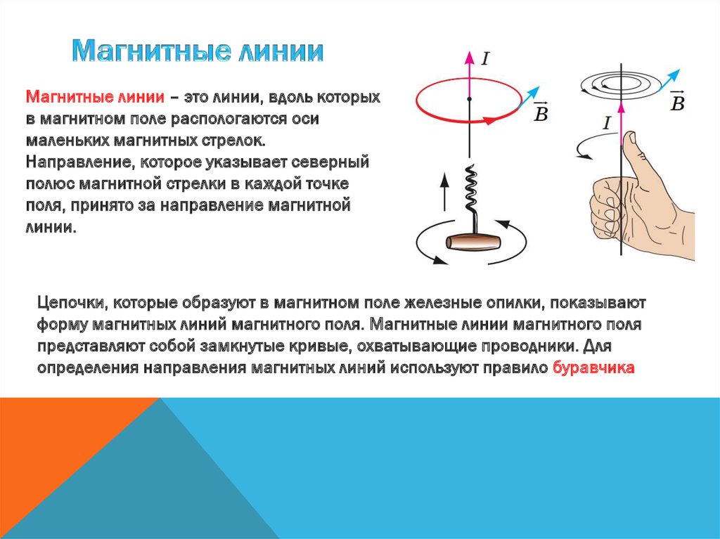 Картинка магнитных линий соответствует